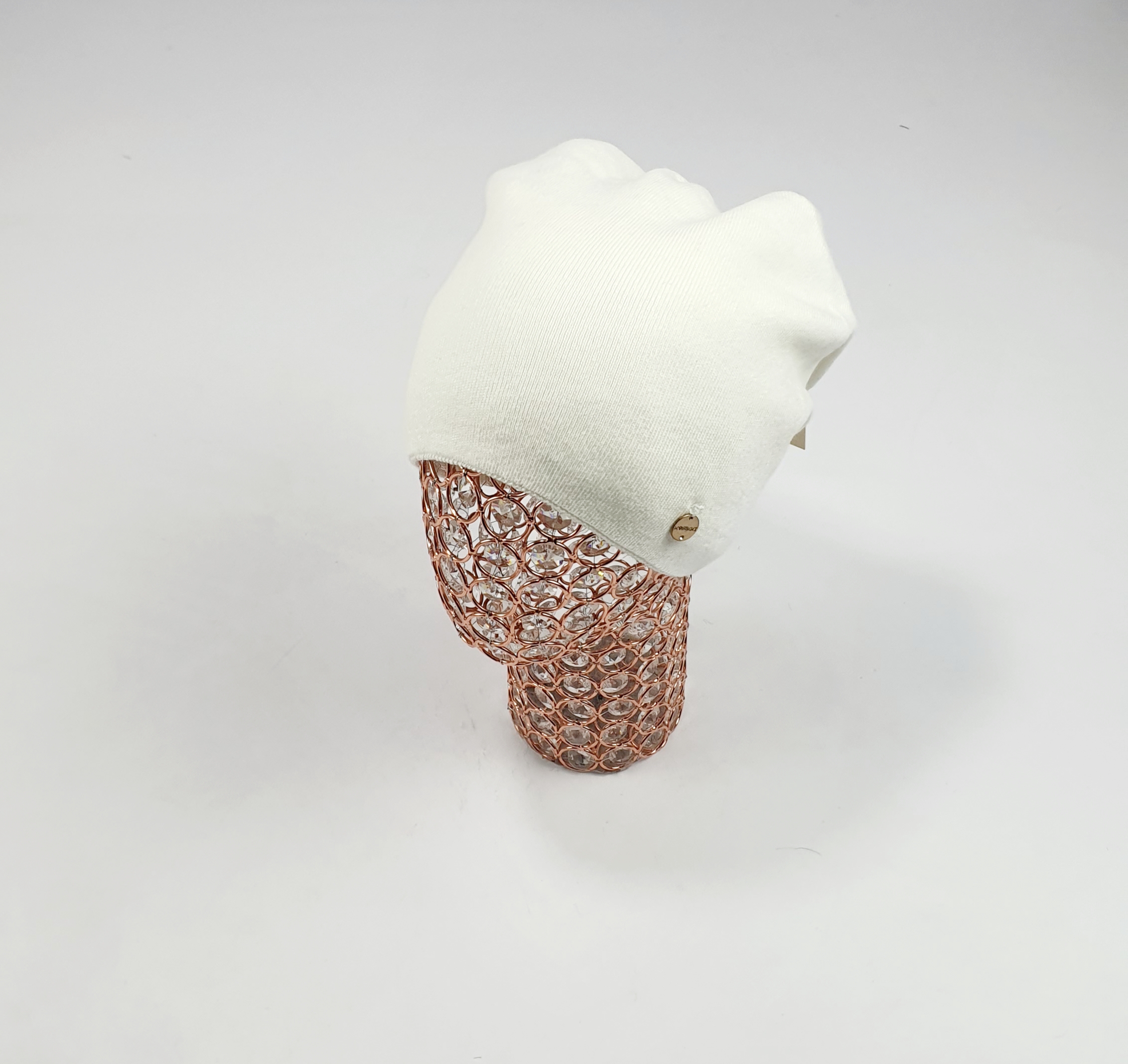 Шапка Мелиса флис арт.09619 Korkki жен. 56-58 (молочный)