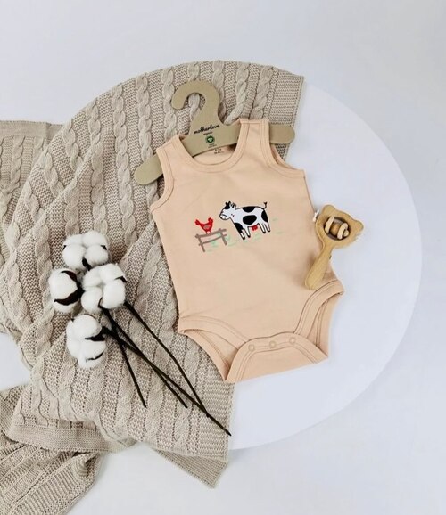 Боди-майка арт.2536 0-3 (капучино)