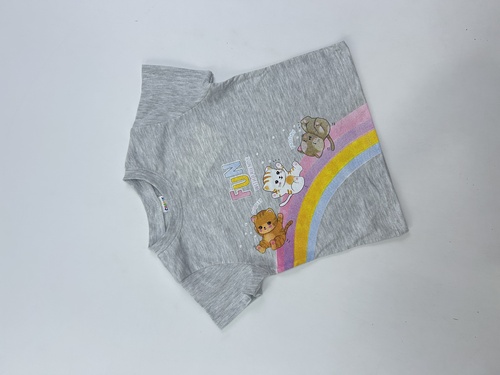 Футболка Fun арт.161028 CHASTE дев. 1-4 (серый)