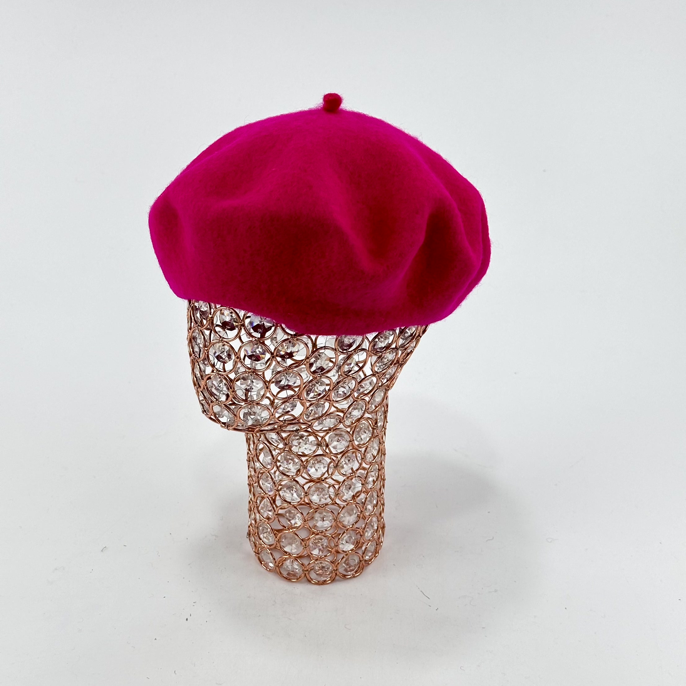 Берет Китай арт.204-1 жен. 56-58 (фуксия)