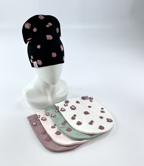 Шапка Miangi Флора б/о дев. 54-56 (микс)