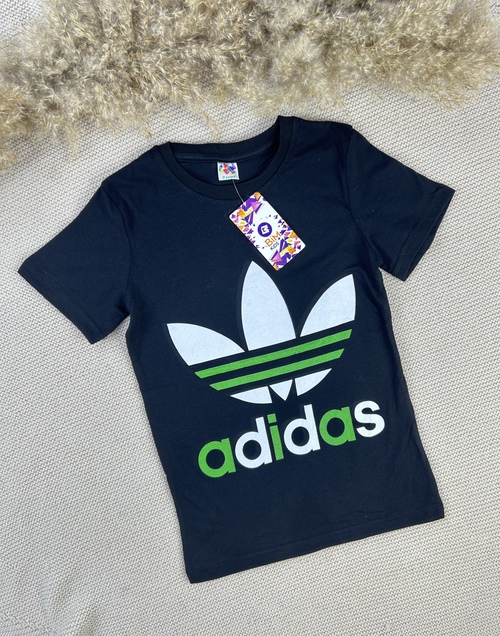 Футболка Adidas арт.660708 BIM kids мал. 9-12 (черный)