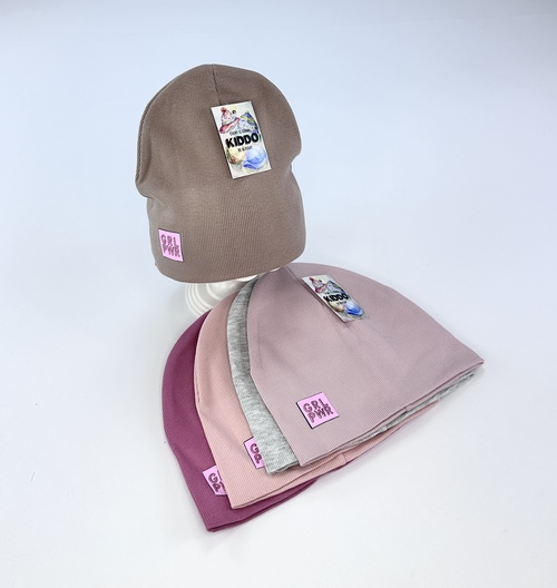 Шапка Kiddo арт.Кшп-782 дев. 3-4 (микс)