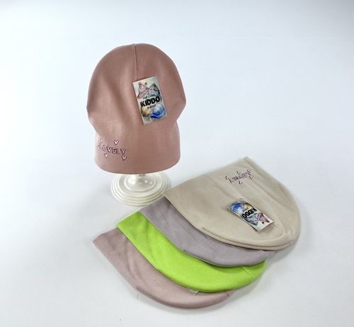 Шапка Kiddo арт.Кшп-304 дев. 3-4 (микс)