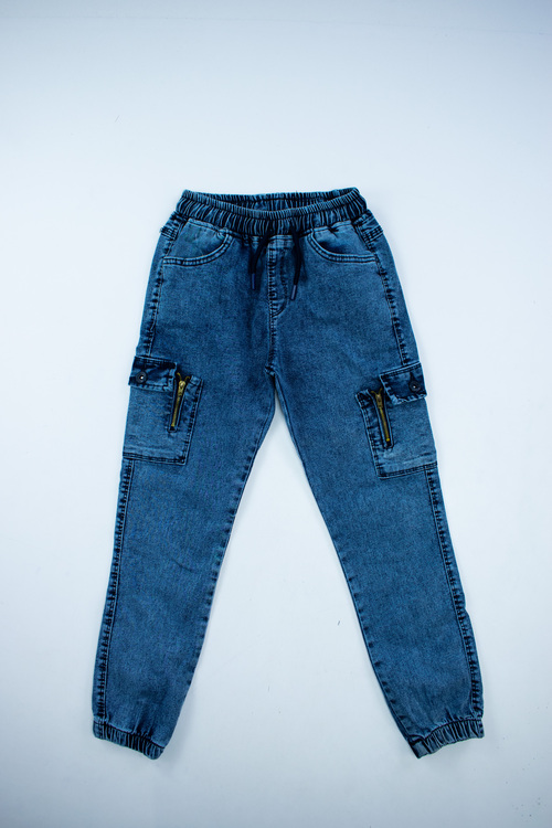 Джоггеры арт.2033 мал. 8-12 (синий)