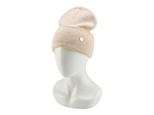 Шапка OTV гладь арт.191100 Amari жен. 56 (бежевый)