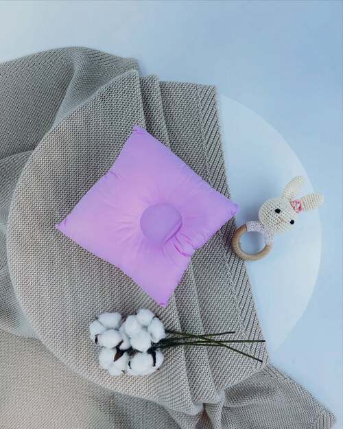 Ортопедическая подушка арт.2906 Однотонный Danababy мал.дев. (розовый)