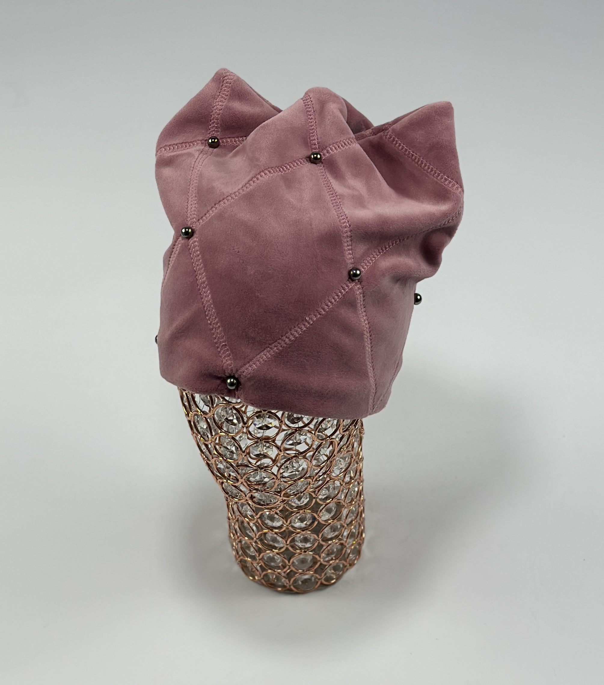 Шапка Зуля Велюр (гр.розовый)