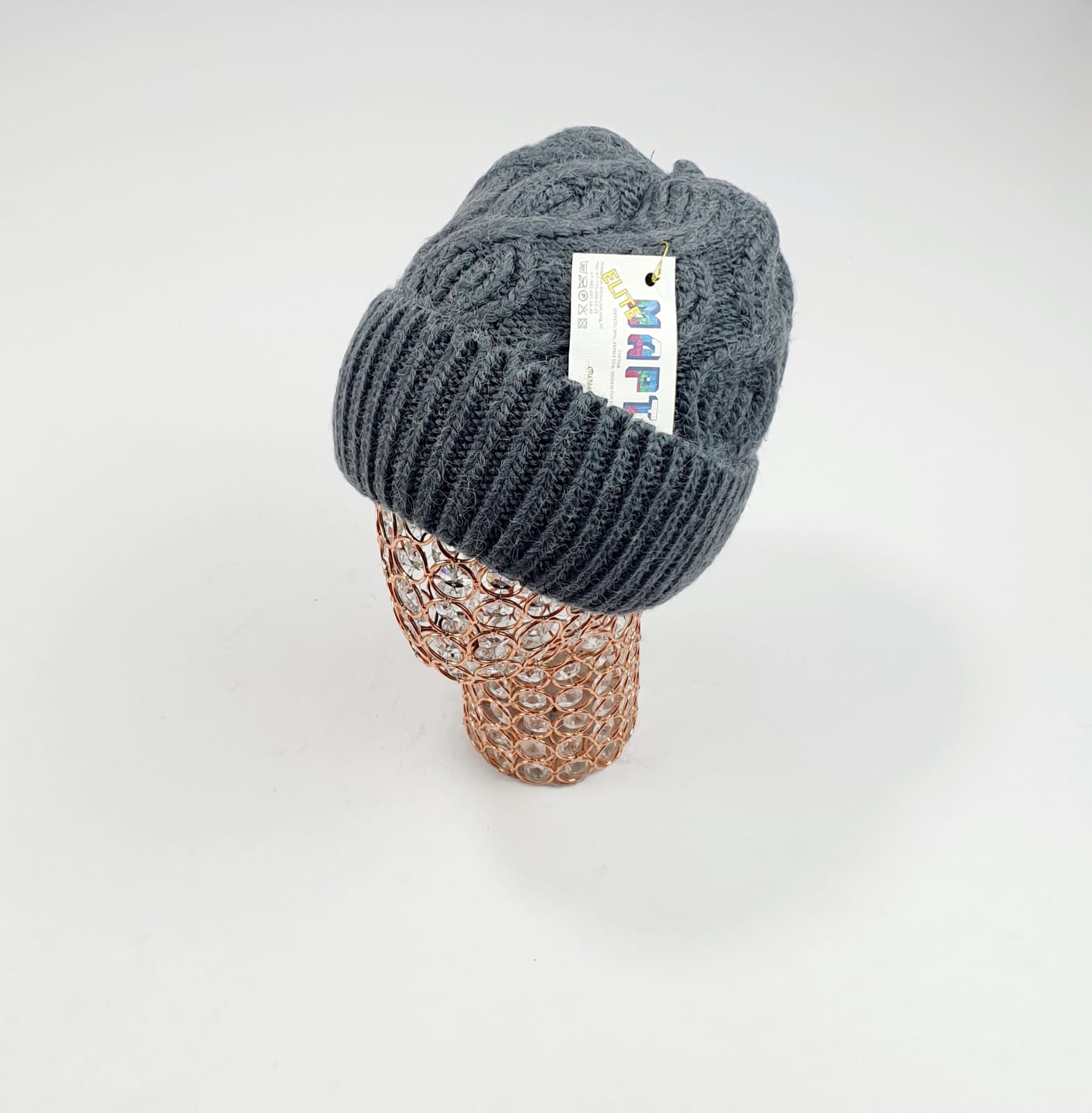 Шапка Март крупновяз. Эпсилон (графит)