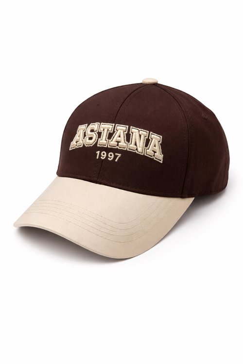 Кепка Astana арт.PAP-23 ORNATI 56р (коричневый/бежевый)
