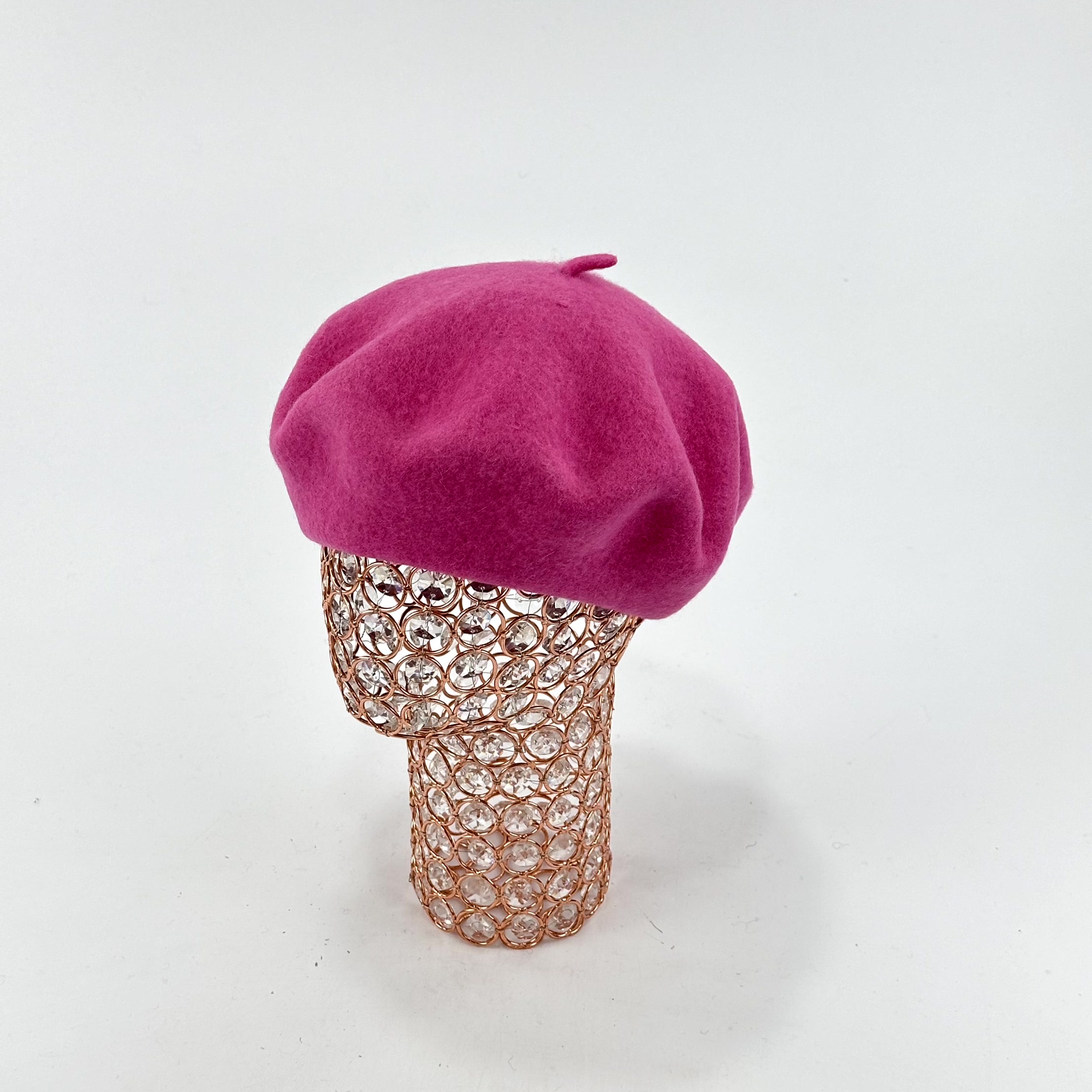 Берет Китай арт.204-1 жен. 56-58 (розовый)