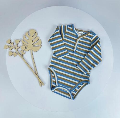 Боди арт.FB-1852 мал/дев. д/р 3-24 (голубой)