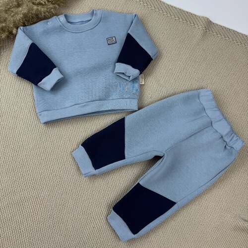 Костюм (кофта+штаны) Make Today начес арт.2806 COJUXS kids мал. 6-24 (голубой)