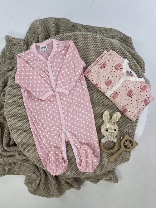 Комбинезон арт.251030-1 Yumi дев. 0-6 (микс)