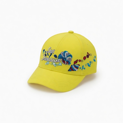 Кепка Kiddo арт.PAP-04 дев. 54 (желтый)