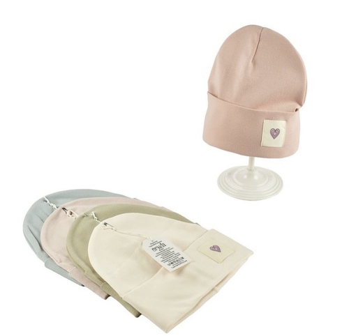 Шапка Сердце с/о арт.Подн-130/1 Orhida дев. 3-4 (микс)