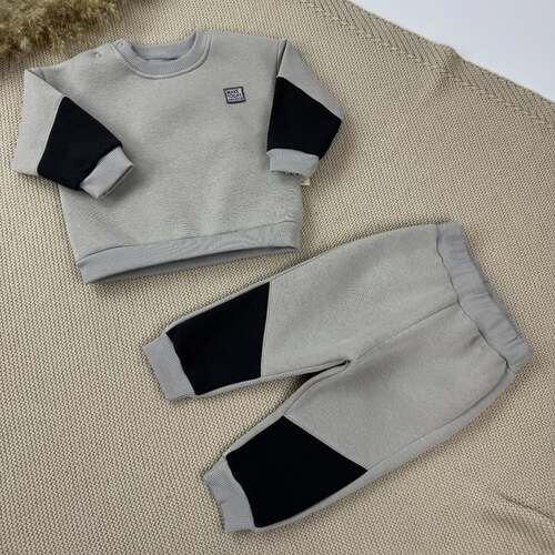 Костюм (кофта+штаны) Make Today начес арт.2806 COJUXS kids мал. 6-24 (серый)