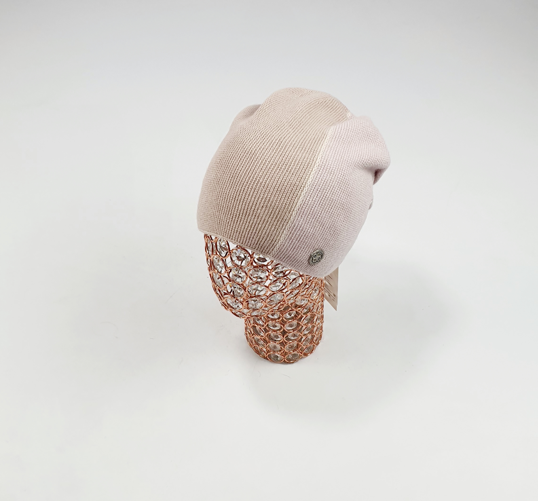 Шапка Катрин Синдл (какао/пыль.розовый)