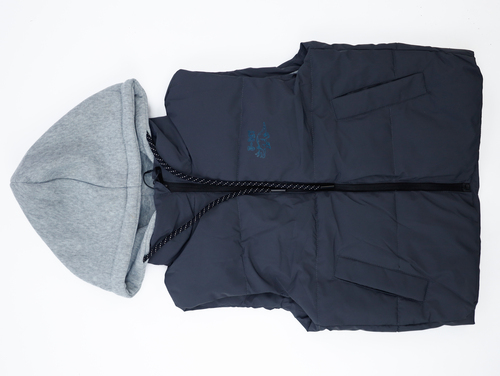 Жилет с капюшоном Динозавр арт.MJ-100 JPLT мал. 92-116 (серый)