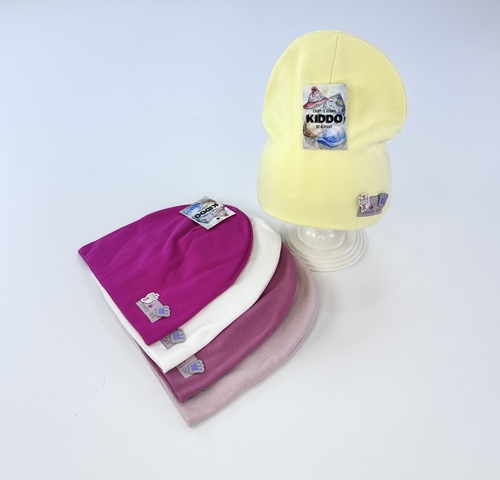 Шапка Kiddo арт.Рн-199/1 дев. 1-2 (микс)