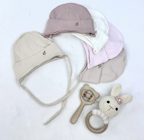 Шапка Звездочка с зав. с/о арт.58203 Тамара дев. 3-6м (микс)