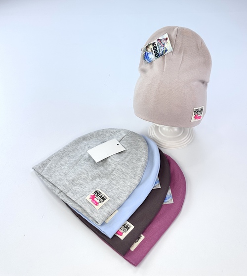 Шапка Kiddo арт.Рн-185/1 дев. 5-8 (микс)