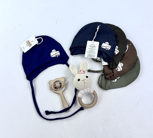 Шапка Beautiful с зав. б/о арт.Подп-52/1 Orhida мал. 0-6 (микс)