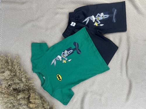 Костюм 2-ка арт.443-16 Bugs Bunny мал. 3-12 (зеленый)