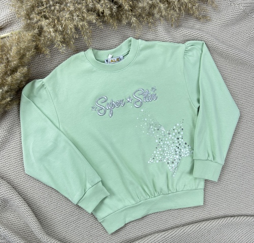 Кофта Super Star арт.6264180 ALG kids дев. 6-9 (салатовый)