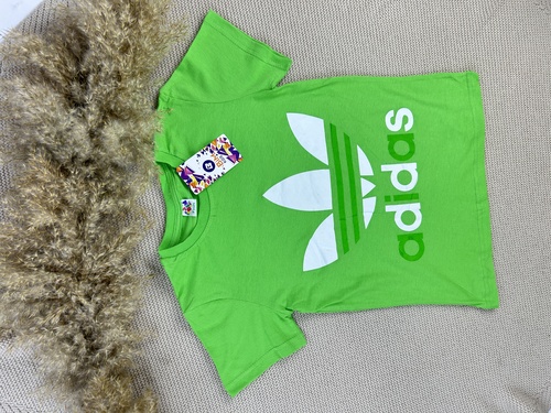 Футболка Adidas арт.660708 BIM kids мал. 9-12 (зеленый)