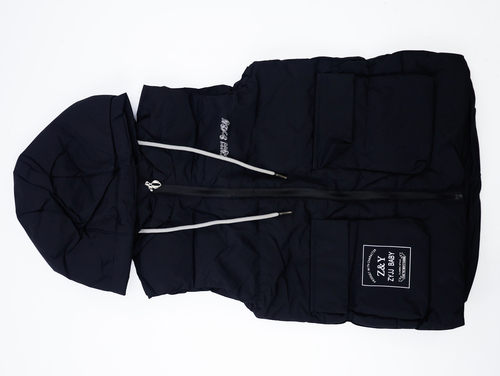 Жилет с капюшоном Z & Y арт.25121 Jyzz baby дев. 104-128 (черный)