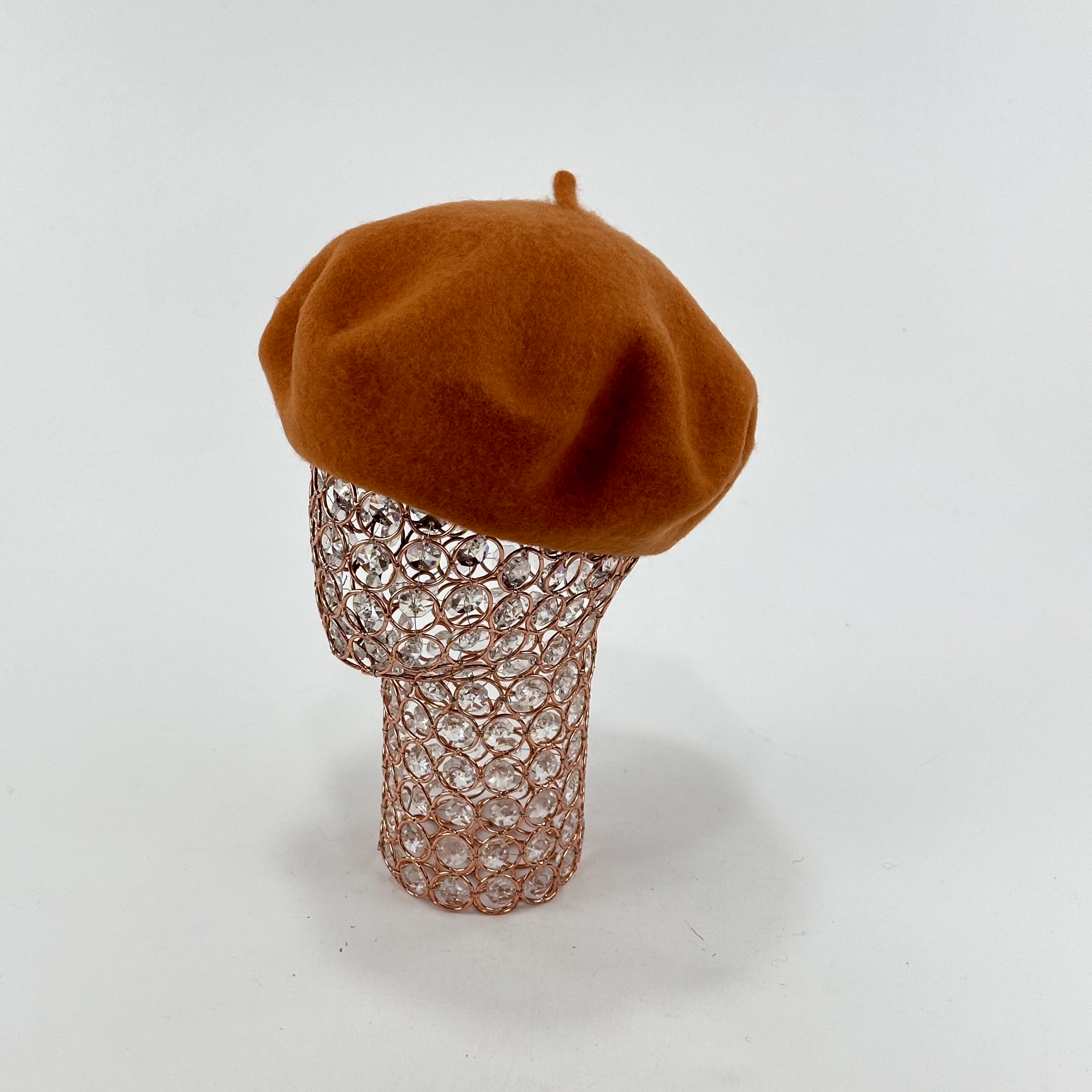 Берет Китай арт.204-1 жен. 56-58 (кирпич)