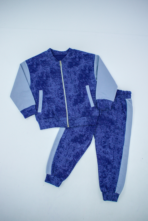 Костюм (кофта+штаны) арт.3141 Mixima kids мал. 3-6 (синий)