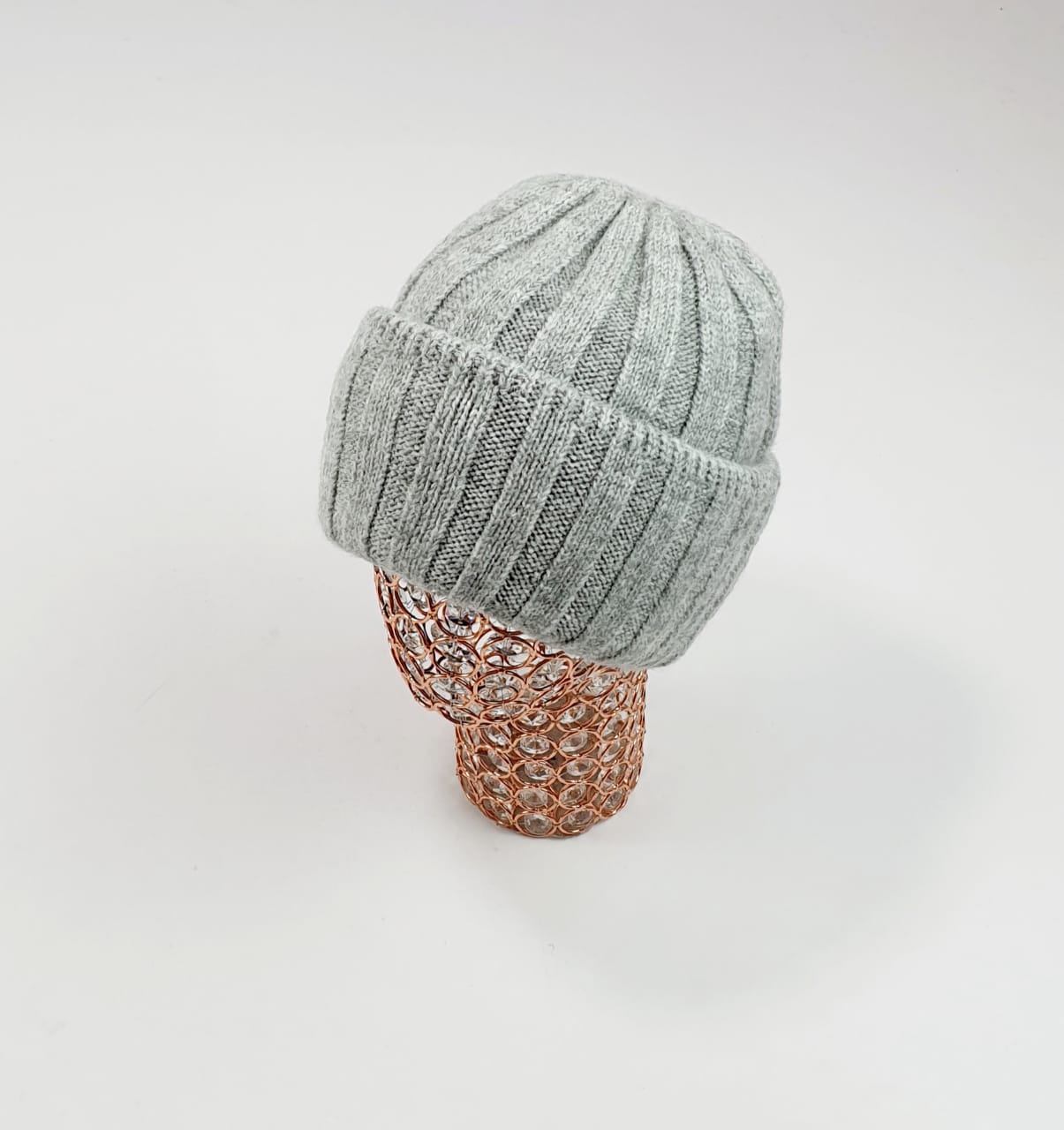 Шапка Ева Пушистые Ванесса (т.серый)