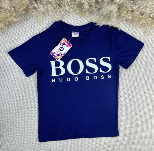 Футболка Hugo Boss арт.680710 BIM kids мал. 9-12 (темно-синий)