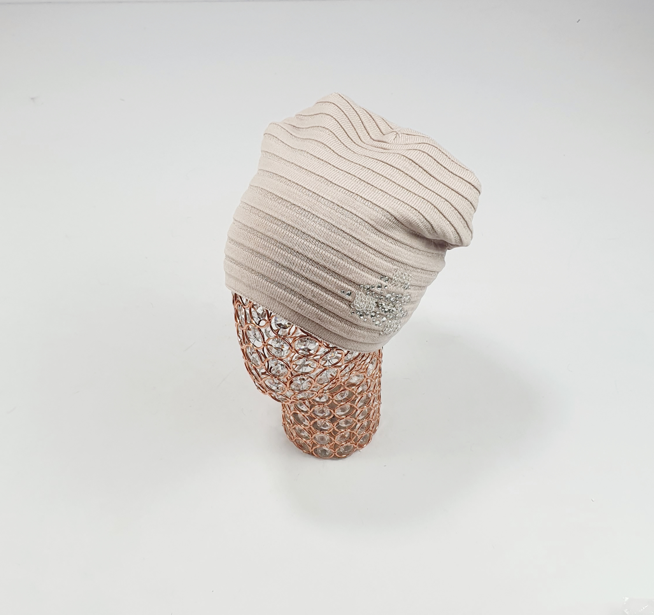 Шапка Корки Сюзанна (бл.пудра)