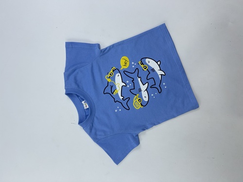 Футболка Акула арт.151025 CHASTE мал. 1-4 (голубой)