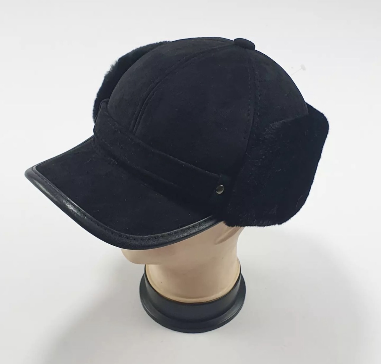 Кепка-ушанка арт.W-1 59р (черный)