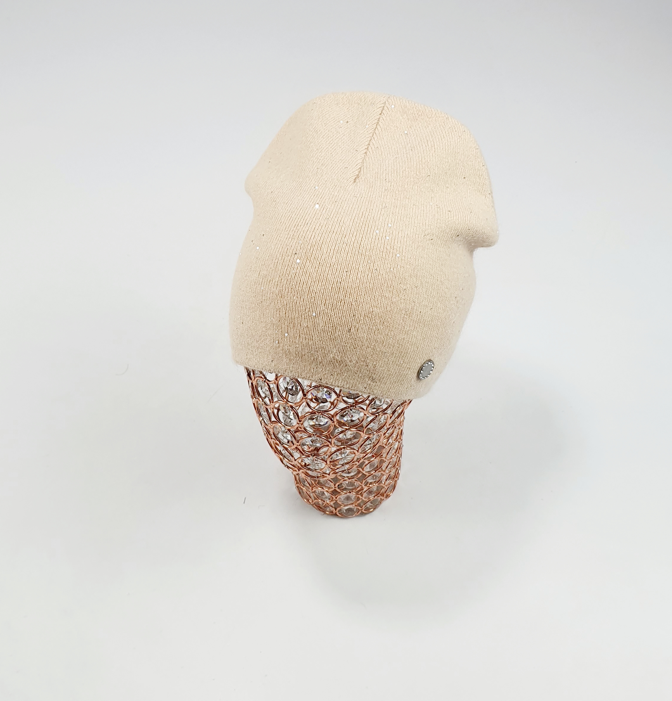 Шапка Катрин Блеск (абрикос)