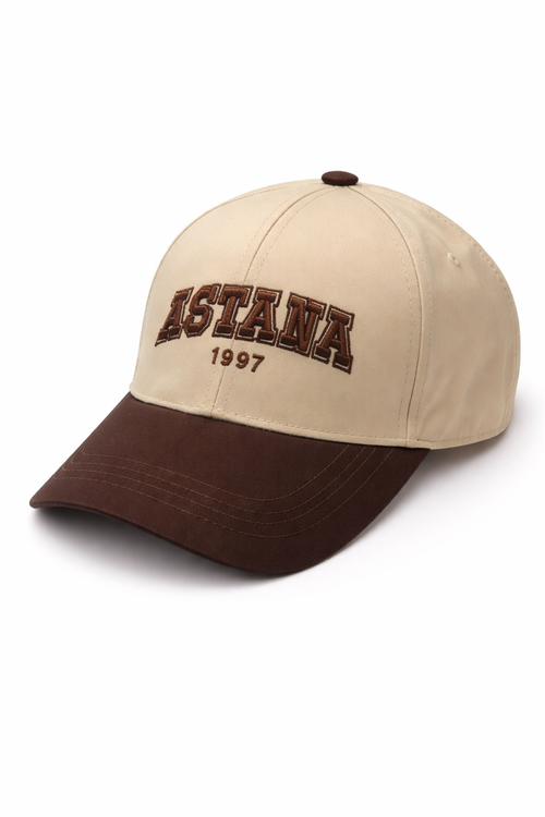 Кепка Astana арт.PAP-23 ORNATI 56р (бежевый/коричневый)