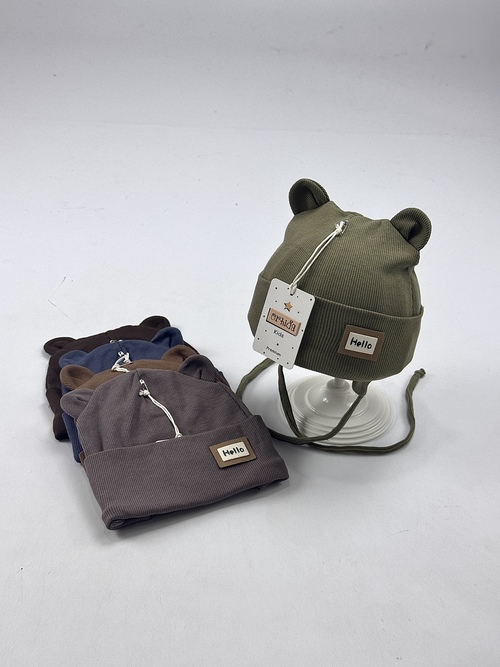 Шапка Hello с зав. с/о арт.Плн-465/1 Orhida мал. 0-6 (микс)