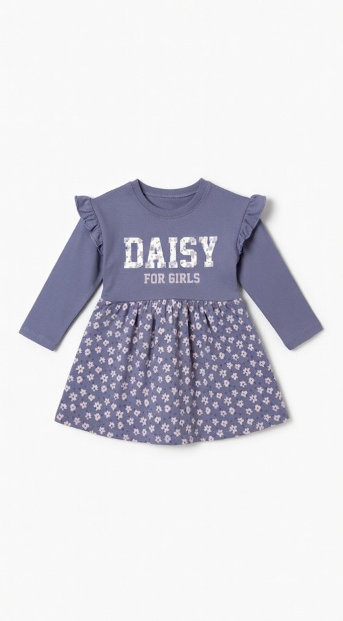 Платья д/р Daisy арт.Drcn-006 Durucan baby дев. 2-5 (сиреневый)