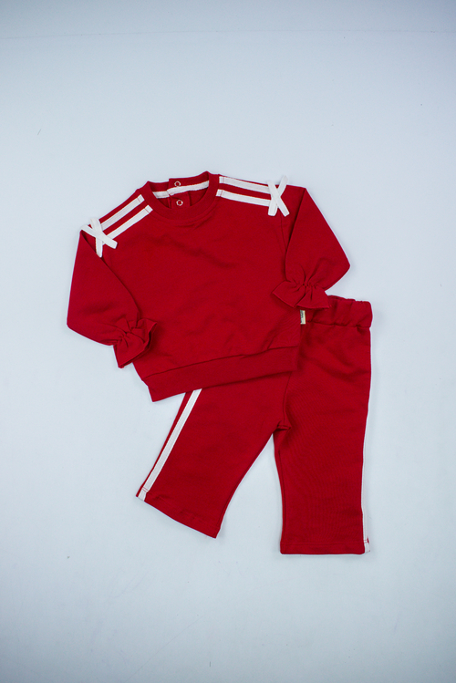 Костюм (кофта+штаны) арт.541419 Ciciben kids мал. 6-24 (красный)