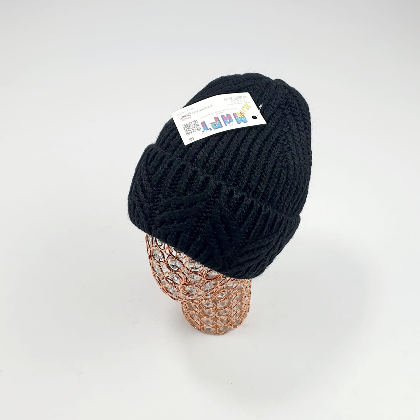 Шапка Март крупновяз. Дзета (черный)