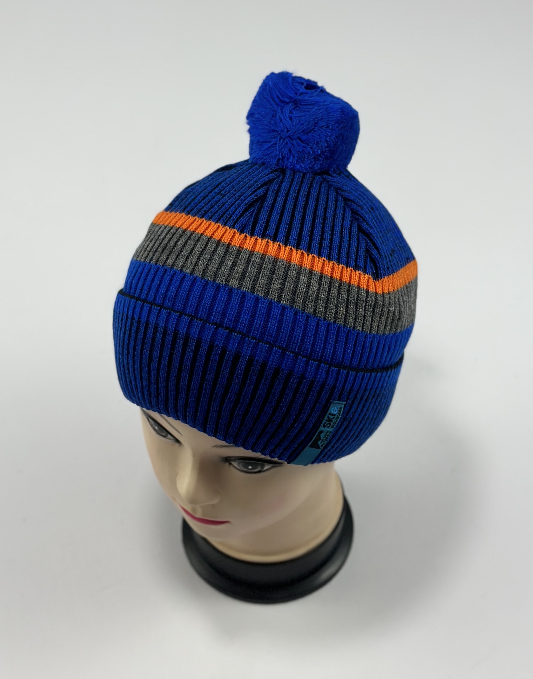 Шапка ГТМ Глосса (синий/оранжевый)