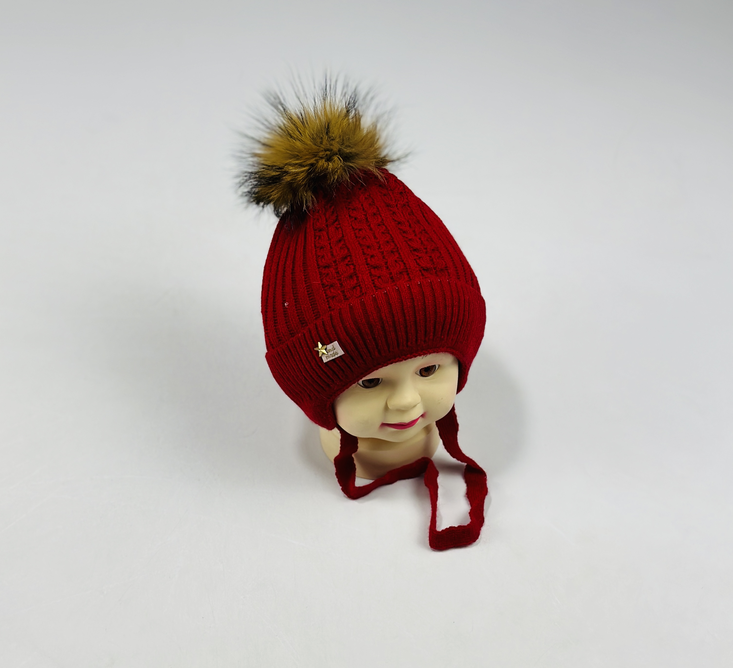 Шапка малютка арт.1062 (красный)