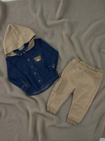 Комбинезон арт.251030-1 Yumi дев. 0-6 (микс)