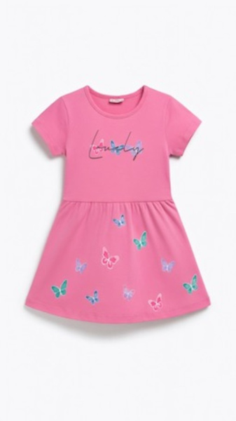 Платья арт.16506 CITCIT kids дев. 3-6 (светло-розовый)
