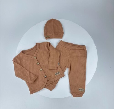 Платья Мишка арт.14401 CITCIT kids дев. 3-6 (темная пудра)