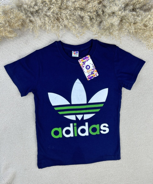 Футболка Adidas арт.660708 BIM kids мал. 9-12 (т.синий)